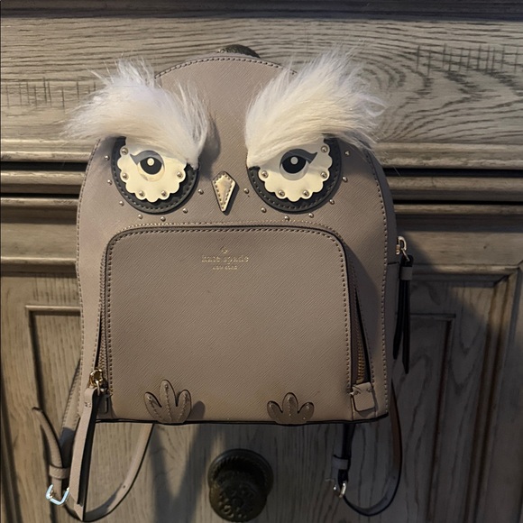 kate spade Handbags - “RARE”  “ NO TAG “Kate Spade Tan Owl Backpack! NEVER USED!